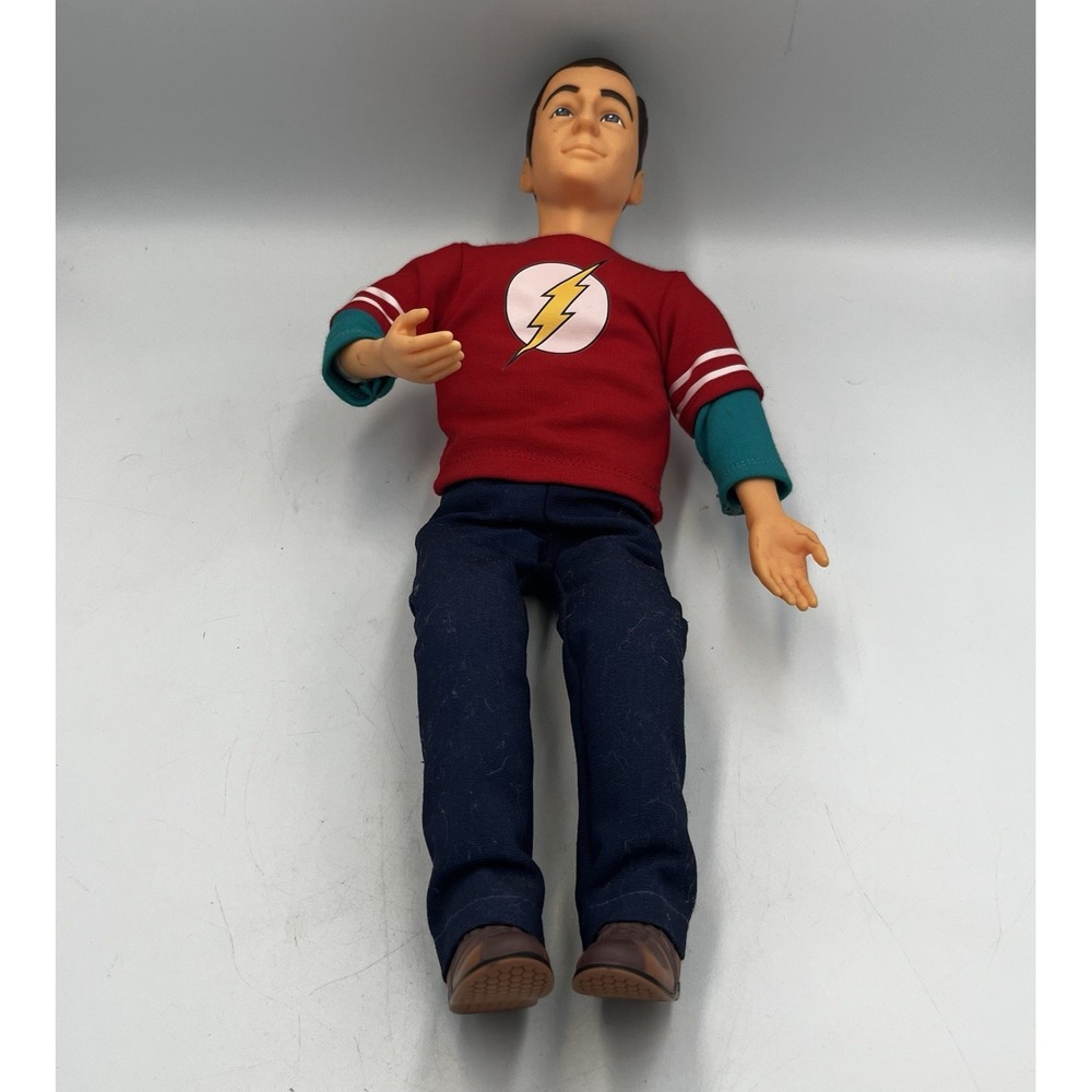 Big Bang Theory SHELDON Cooper 17" Poseable Talking Figure Toy ~ Tested WORKING